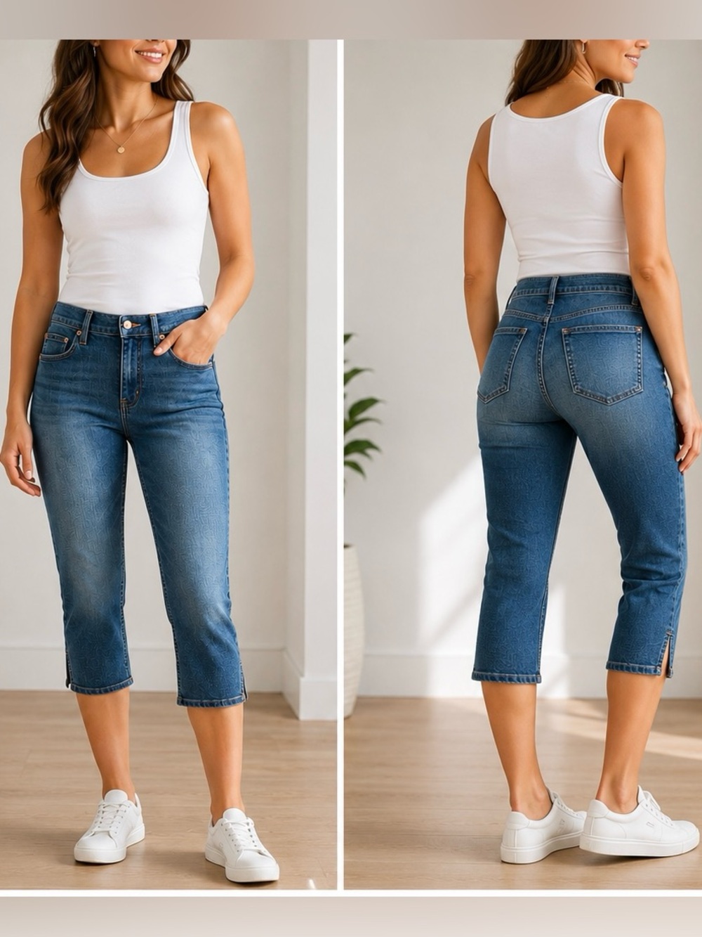 GAP Capri Mid Calf Cropped Ankle Jeans